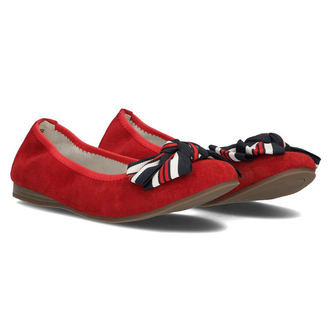 Leather ballerinas Filippo  DP3634/22 RD red