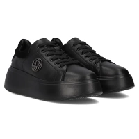 Leather sneakers Filippo DP6058/25 BK BK black