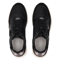 Leather sneakers Filippo DP7106/25 BK black