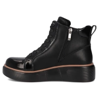 Leather ankle boots DBT6453/25 BK black