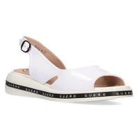 Sandały na koturnie Filippo DS2322/21 WH białe