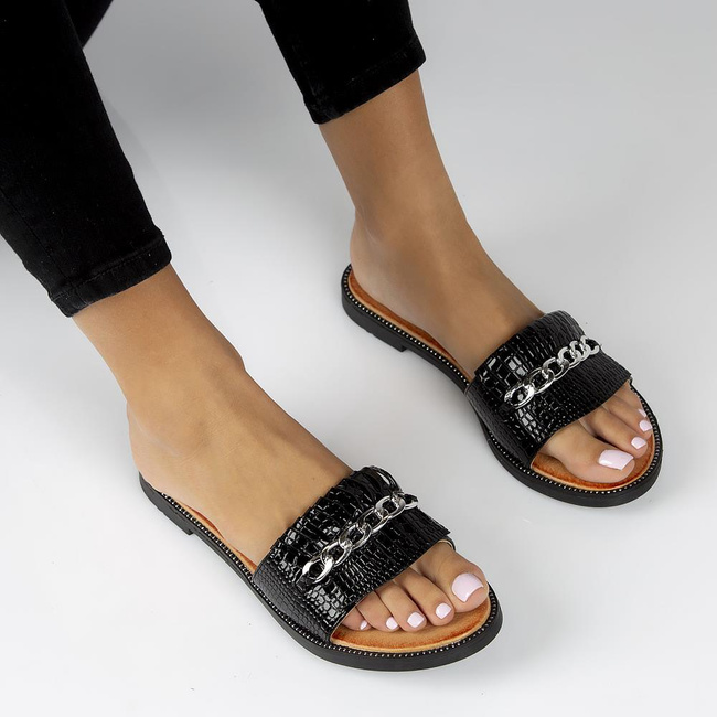 Slippers Filippo DK3671/22 BK black