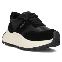 Skórzane sneakersy Filippo DP6785/25 BK czarne