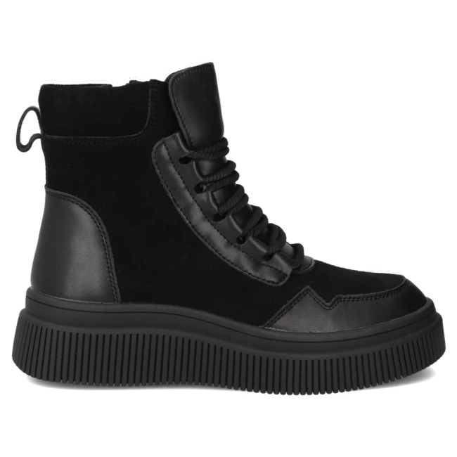 Leather ankle boots Filippo DBT7270/25 BK black