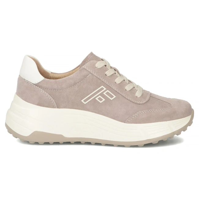 Leather sneakers Filippo DP7496/26 BE beige