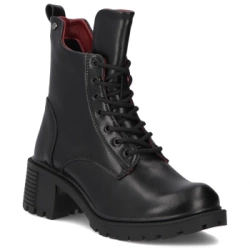 Leather ankle boots Filippo DBT6501/25 BK black