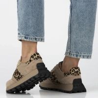 Leather sneakers Filippo DP7112/26 BE LEO brown