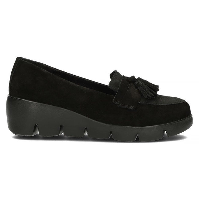 Skórzane półbuty Filippo DP3162/22 BK SU czarne