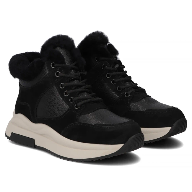 Leather ankle boots Filippo DBT7240/25 BKblack