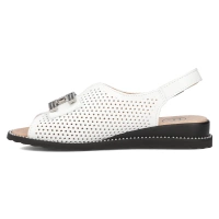 Leather sandals Filippo DS6032/25 WH white