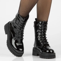 Leather boots Filippo DBT6305/25 BK black