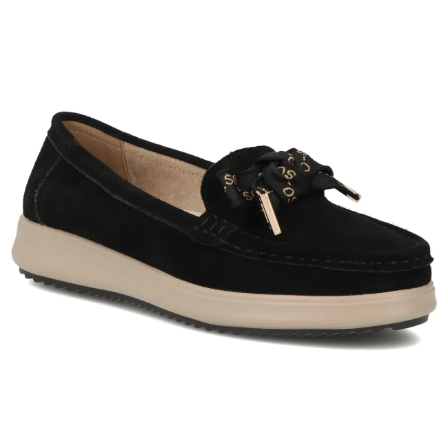 Leather loafers Filippo DP6457/24 BK black