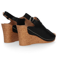 Leather sandals Filippo DS784/20 BK black