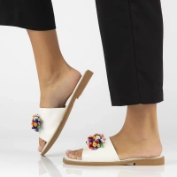 Klapki Filippo DK6233/25 WH białe