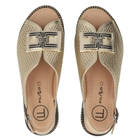 Leather sandals Filippo DS6032/25 GO gold