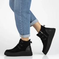 Leather ankle boots Filippo DBT7291/25 GR grey