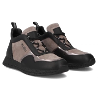 Leather sneakers Filippo DP7406/25 TP BK black