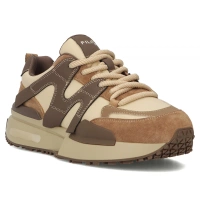 Leather sneakers Filippo DP6970/25 BE brown