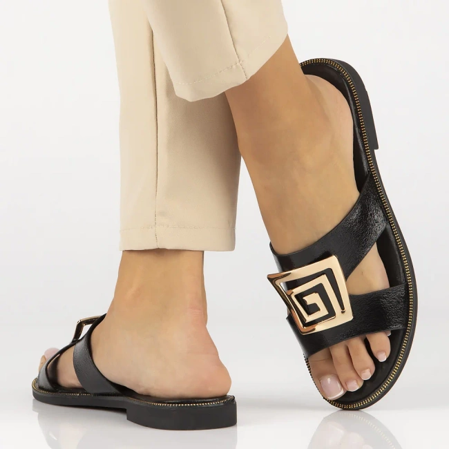 Slippers Filippo DK3703/25 BK black