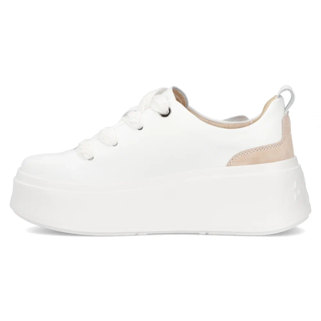 Leather Sneakers Filippo DP6684/25 WH white