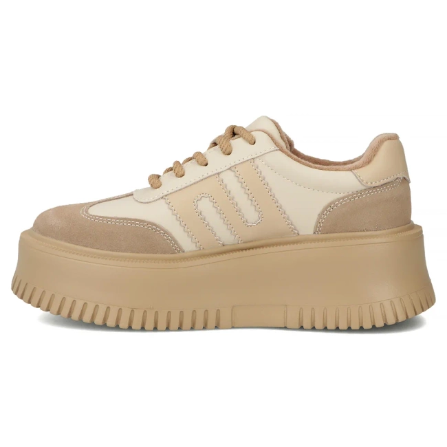 Leather shoes Filippo DP7111/25 BE Beige