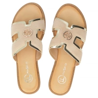 Klapki Filippo DK6921/25 BE beżowe