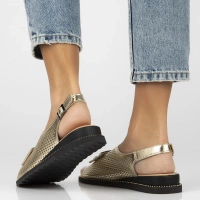 Leather sandals Filippo DS6032/25 GO gold