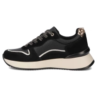 Leather sneakers Filippo DP7103/25 BK black