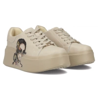 Leather sneakers Filippo DP6207/25 BE beige