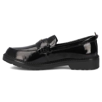 Skórzane półbuty Filippo DP7409/25 BK L czarne