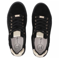 Leather sneakers Filippo DP6850/25 BK black