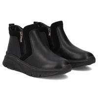Leather ankle boots Filippo DBT7292/25 BK black