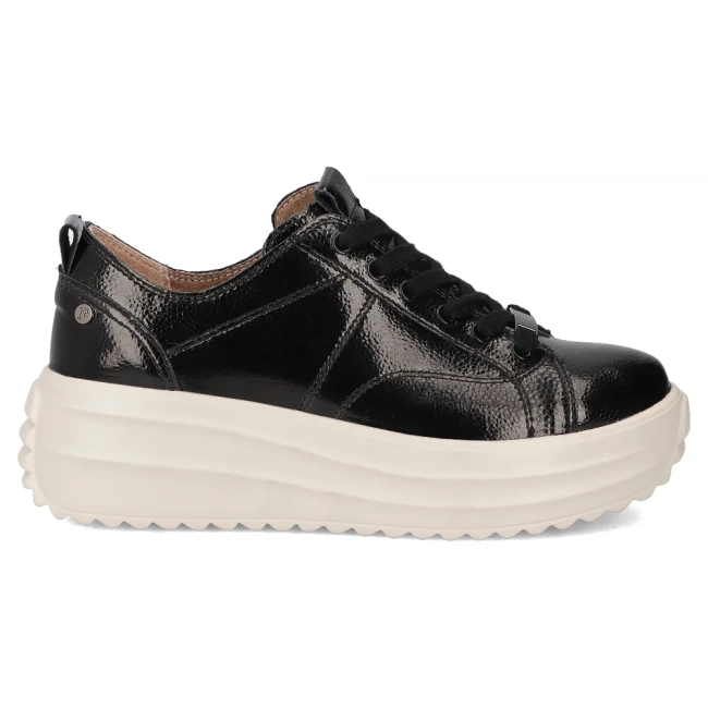 Leather sneakers Filippo  DP6795/25 BK black