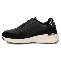 Skórzane sneakersy Filippo DP7106/25 BK czarne