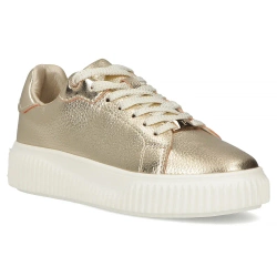 Leather sneakers Filippo DP6729/25 GO gold