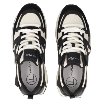 Leather sneakers Filippo DP6970/25 BK WH black