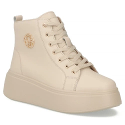 Leather ankle boots DBT6338/25 BE beige