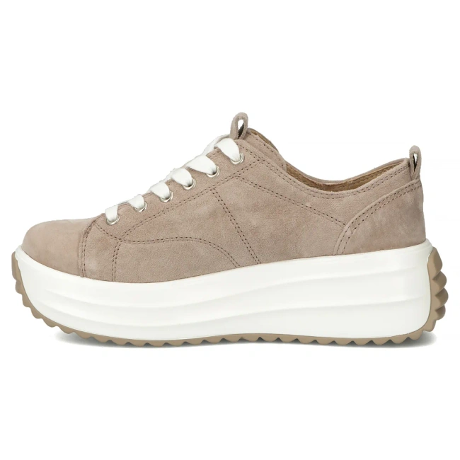 Leather sneakers Filippo DP6795/26 BE beige