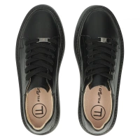 Leather sneakers Filippo DP6119/25 BK black