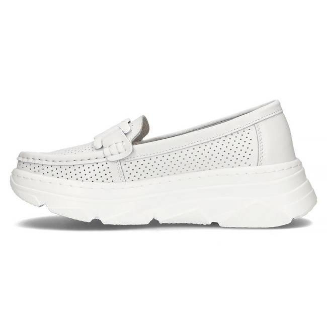 Leather shoes Filippo DP4552/23 WH white