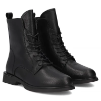Leather ankle boots Filippo DBT7222/25 BK black
