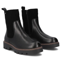 Leather ankle boots Filippo DBT7260/25 BK black