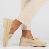 Leather shoes Filippo DP4523/23 BE beige