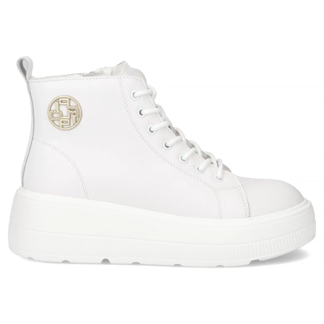 Leather ankle boots Filippo DBT6374/25 WH white