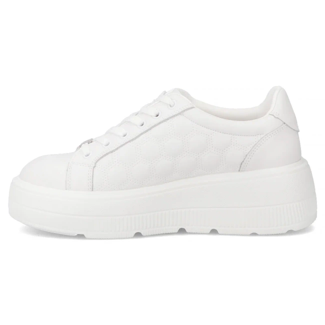 Leather sneakers Filippo DP7285/25 WH white