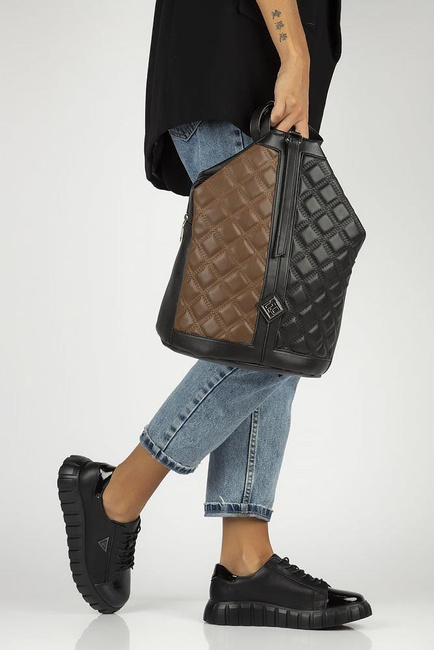 Plecak Filippo TD0331/22 BR/BK czarno-brązowy