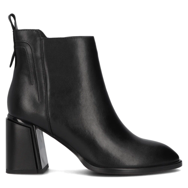 Leather ankle boots Filippo DBT6327/24 BK black