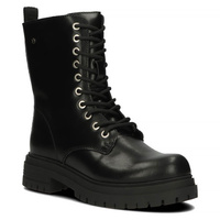 Leather boots Filippo DBT4212/22 BK black
