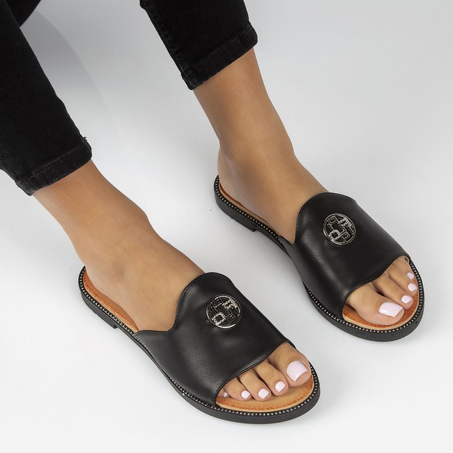 Slippers Filippo DK3668/22 BK black