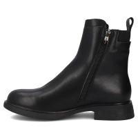 Skórzane botki Filippo DBT7200/25 BK czarne